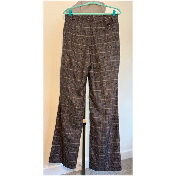 Aritzia Effortless Pant in Precision Wool - Carney Charcoal/Taupe - 10 - NWT - Picture 2 of 5